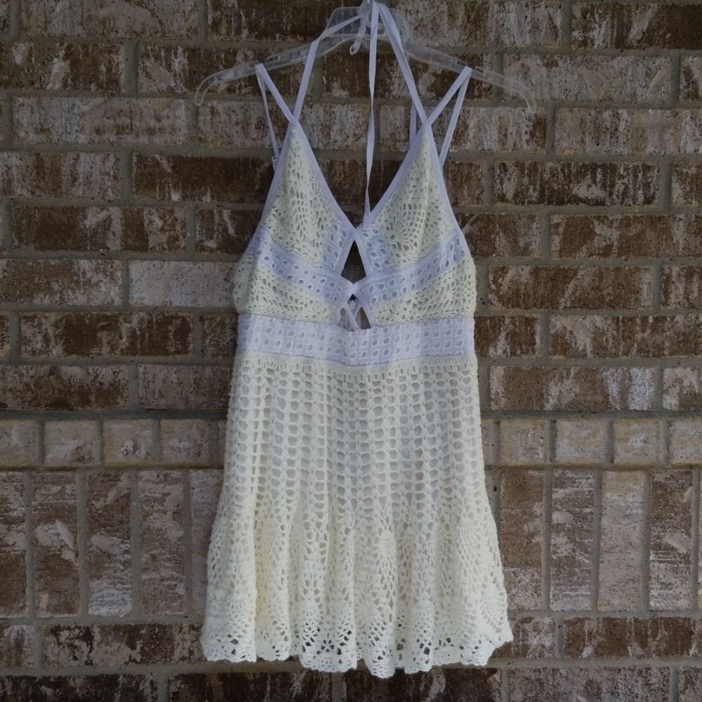 Free People Limited Edition Crochet Dress Size 10